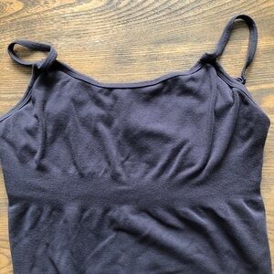 C’est 🎄 moi naturals tank  top SZ S/M straps grey
